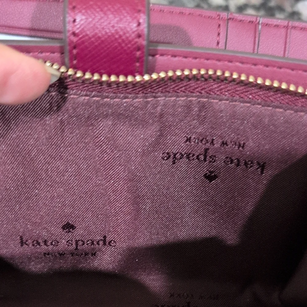 Kate Spade Burgandy Wallet
